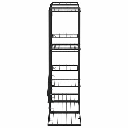 Blumenständer 94,5x25x89 cm Schwarz Eisen