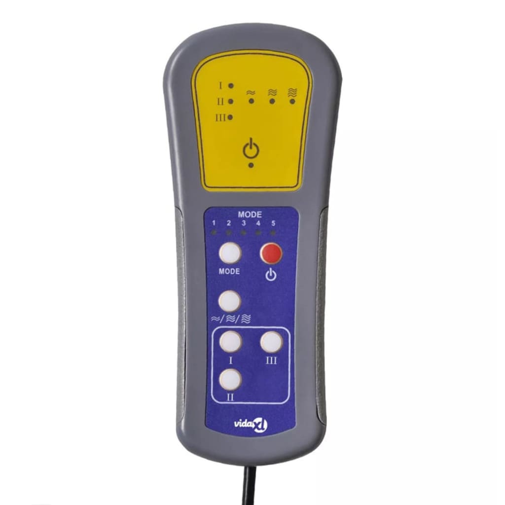 Massagesessel Elektrisch Weinrot Kunstleder