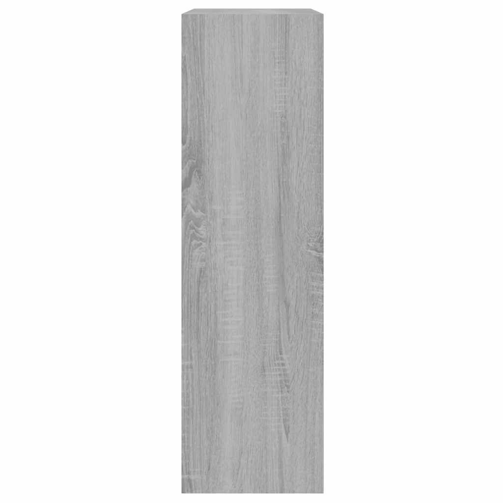 Schuhschrank Grau Sonoma 63x24x81 cm Holzwerkstoff