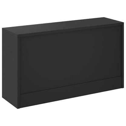 Schuhbank Schwarz 80 x 24 x 45 cm Holzwerkstoff