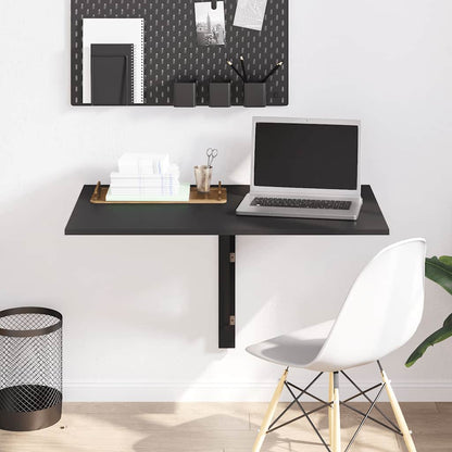 Wand-Klapptisch Schwarz 100x60x56 cm Holzwerkstoff