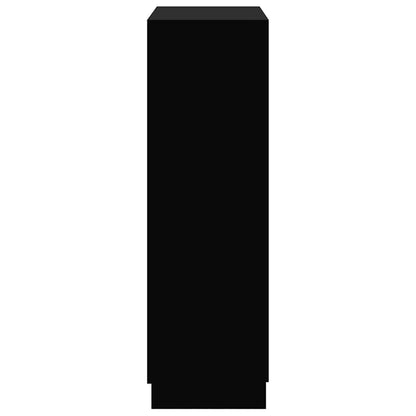 Schuhschrank Schwarz 55x35x108 cm Holzwerkstoff