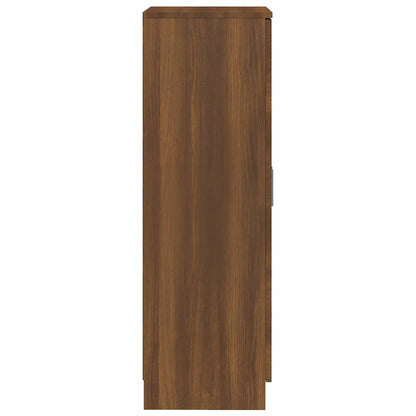 Schuhschrank Braun Eichen-Optik 55x35x108 cm Holzwerkstoff