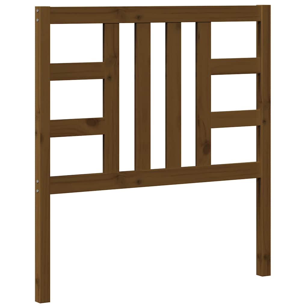 Kopfteil Honigbraun 96x4x100 cm Massivholz Kiefer