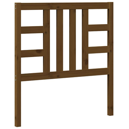 Kopfteil Honigbraun 96x4x100 cm Massivholz Kiefer