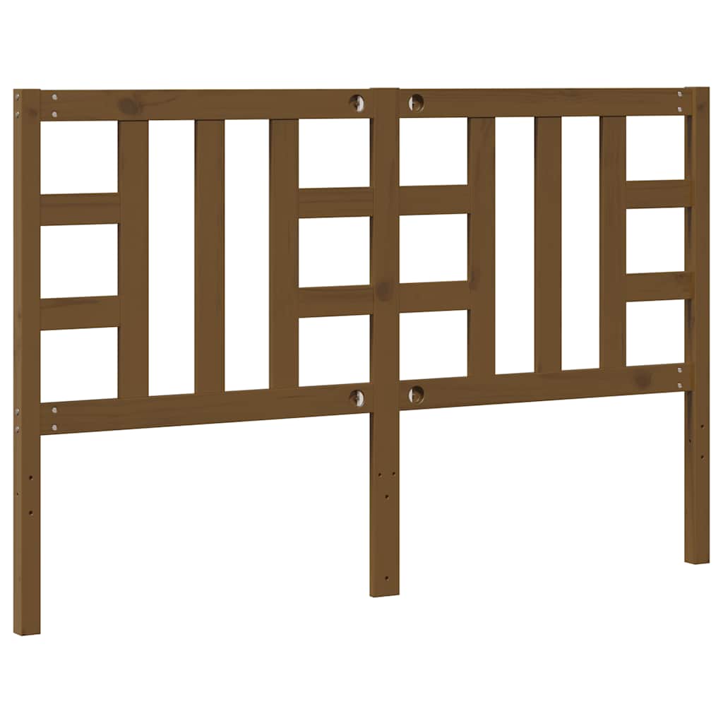 Kopfteil Honigbraun 146x4x100 cm Massivholz Kiefer