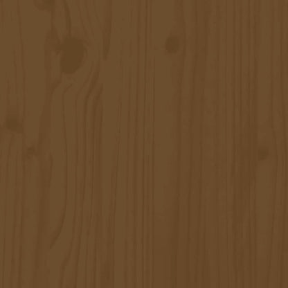 Kopfteil Honigbraun 146x4x100 cm Massivholz Kiefer