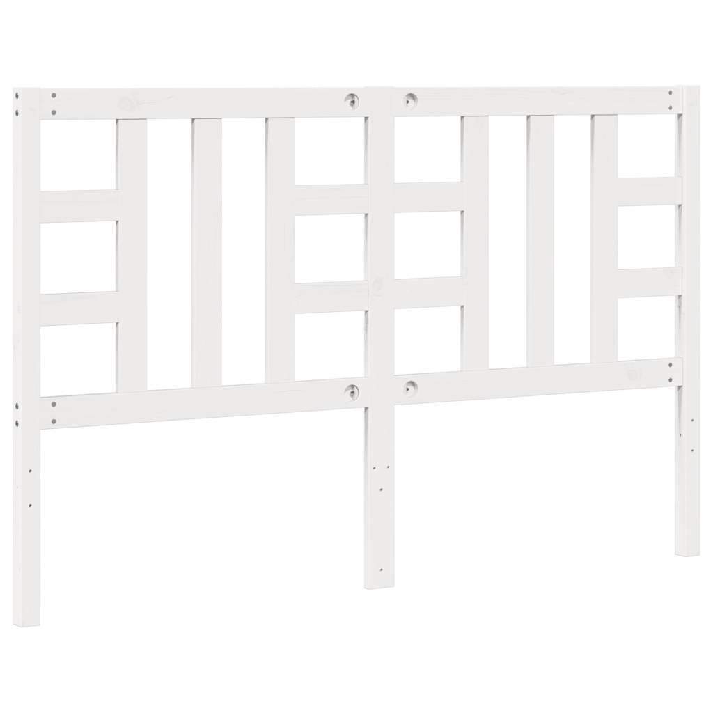 Kopfteil Weiß 156x4x100 cm Massivholz Kiefer