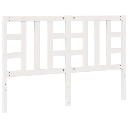 Kopfteil Weiß 156x4x100 cm Massivholz Kiefer