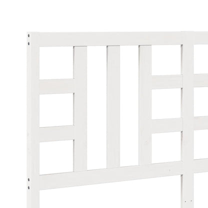 Kopfteil Weiß 156x4x100 cm Massivholz Kiefer