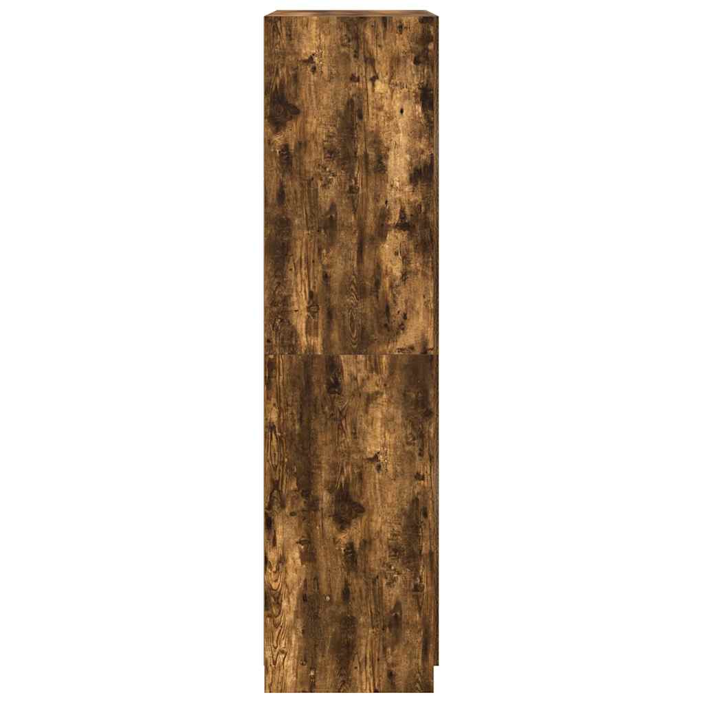 Kleiderschrank Räuchereiche 90x52x200 cm Holzwerkstoff