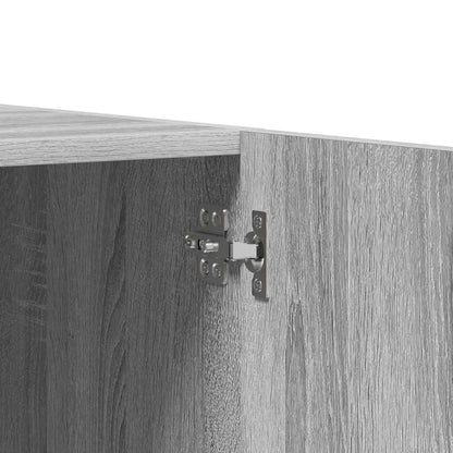 Kleiderschrank Grau Sonoma 90x52x200 cm Holzwerkstoff