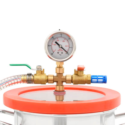 Vakuumkammer mit Einstufiger Pumpe 5,5 L