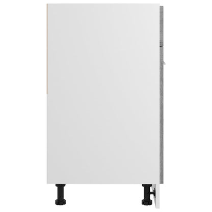 Unterschrank mit Schublade Lyon Grau Sonoma 60x46x81,5 cm