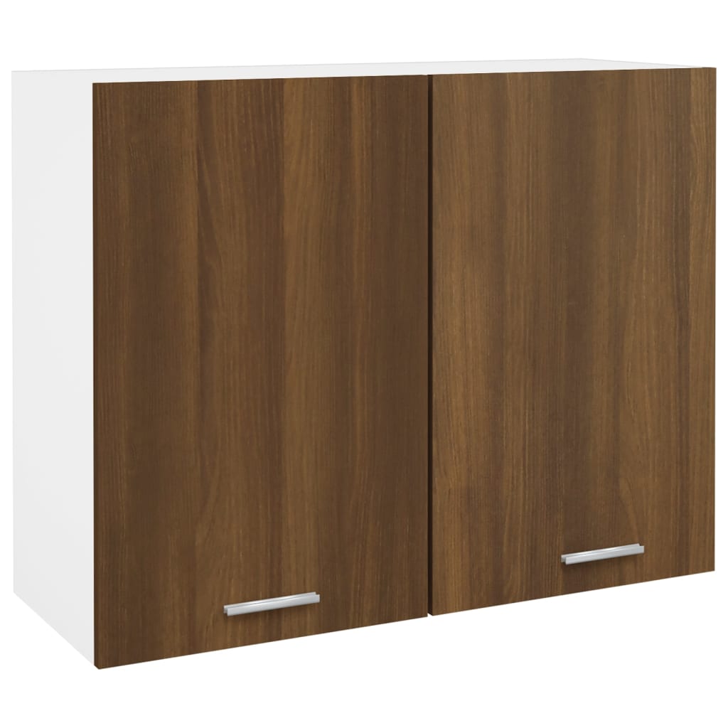 Hängeschrank Lyon Braun Eichen-Optik 80x31x60 cm Holzwerkstoff