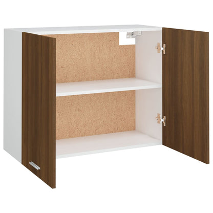 Hängeschrank Lyon Braun Eichen-Optik 80x31x60 cm Holzwerkstoff