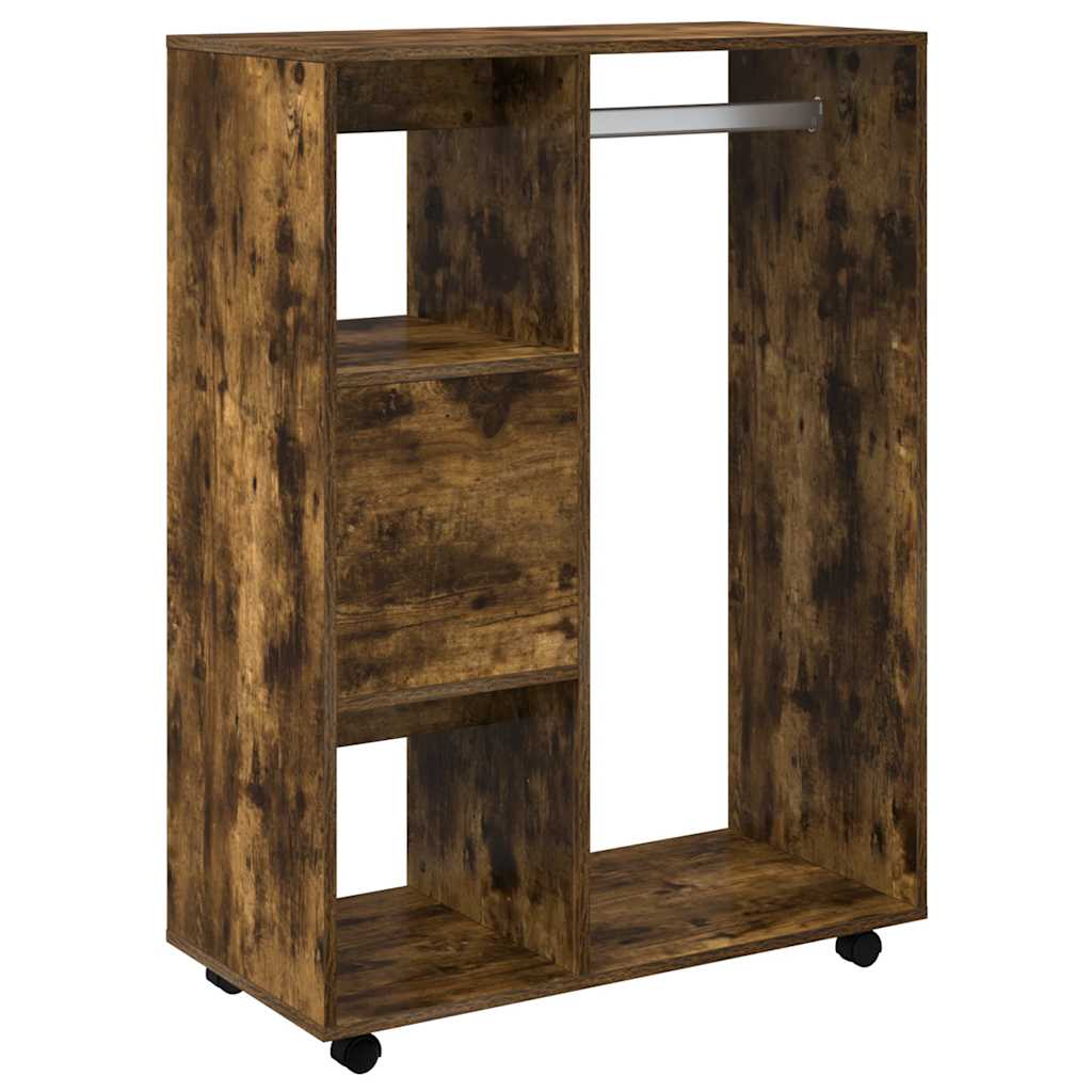 Kleiderschrank Räuchereiche 80x40x110 cm Holzwerkstoff