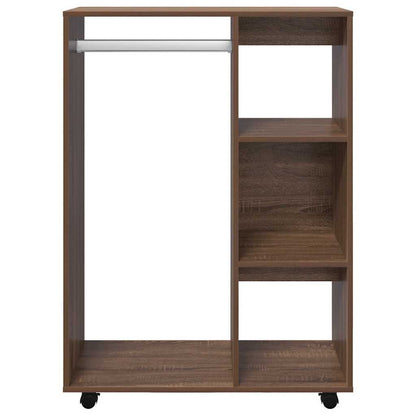 Kleiderschrank Braun Eichen-Optik 80x40x110 cm Holzwerkstoff