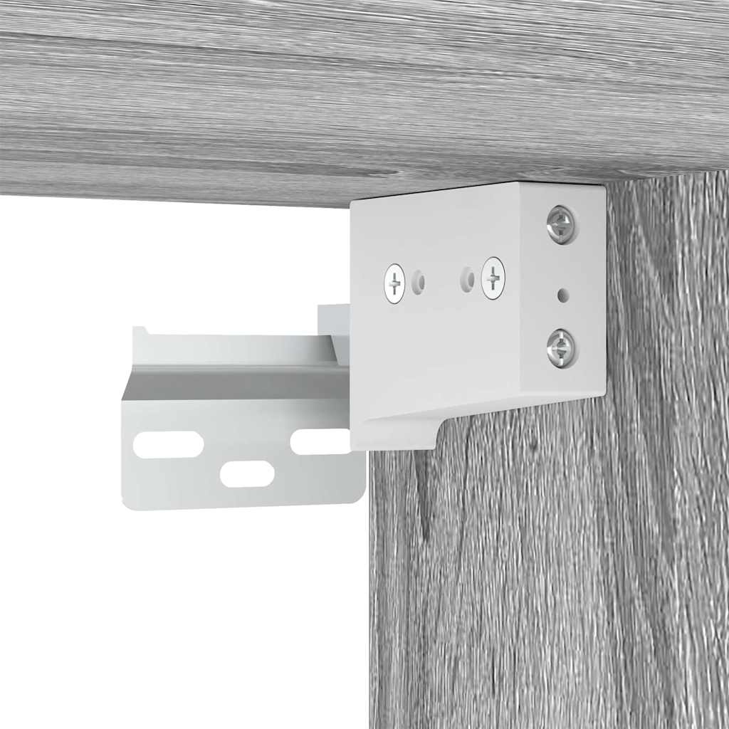 Schuhschrank Grau Sonoma 60x35x70 cm Holzwerkstoff