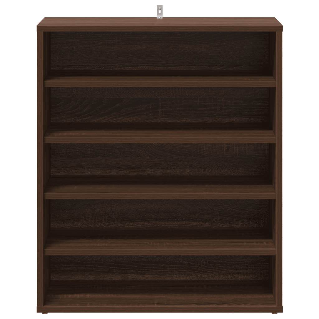 Schuhschrank Braun Eichen-Optik 60x35x70 cm Holzwerkstoff