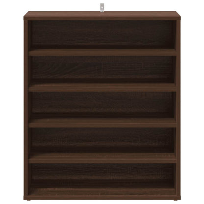 Schuhschrank Braun Eichen-Optik 60x35x70 cm Holzwerkstoff