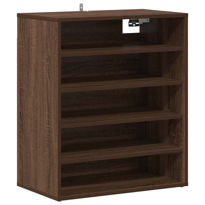 Schuhschrank Braun Eichen-Optik 60x35x70 cm Holzwerkstoff