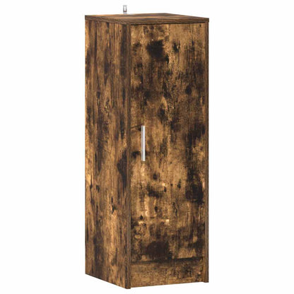 Schuhregal Räuchereiche 32x35x92 cm Holzwerkstoff