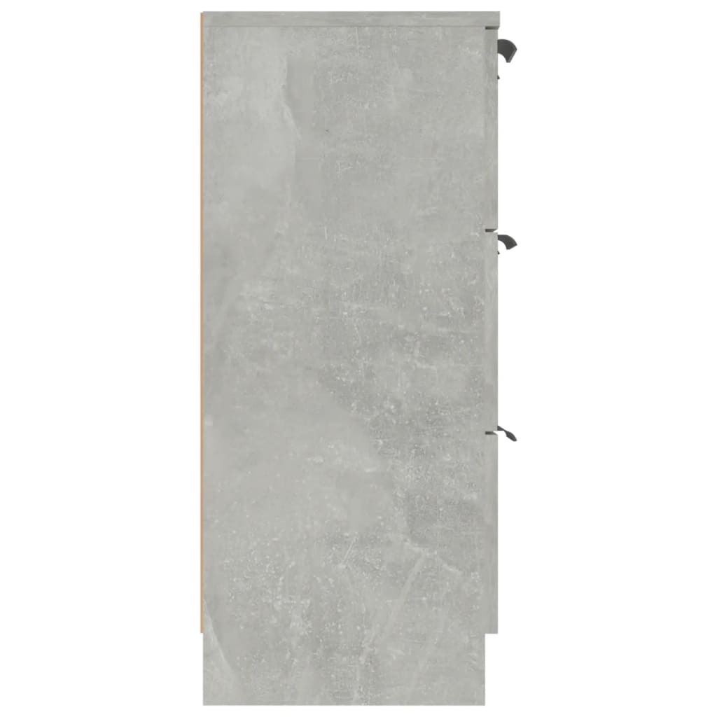 Sideboard Betongrau 60x30x70 cm Holzwerkstoff