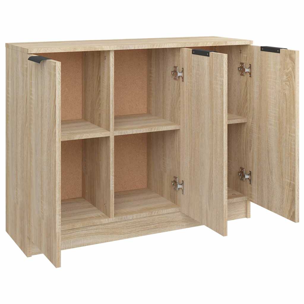 Sideboard Sonoma-Eiche 90,5x30x70 cm Holzwerkstoff