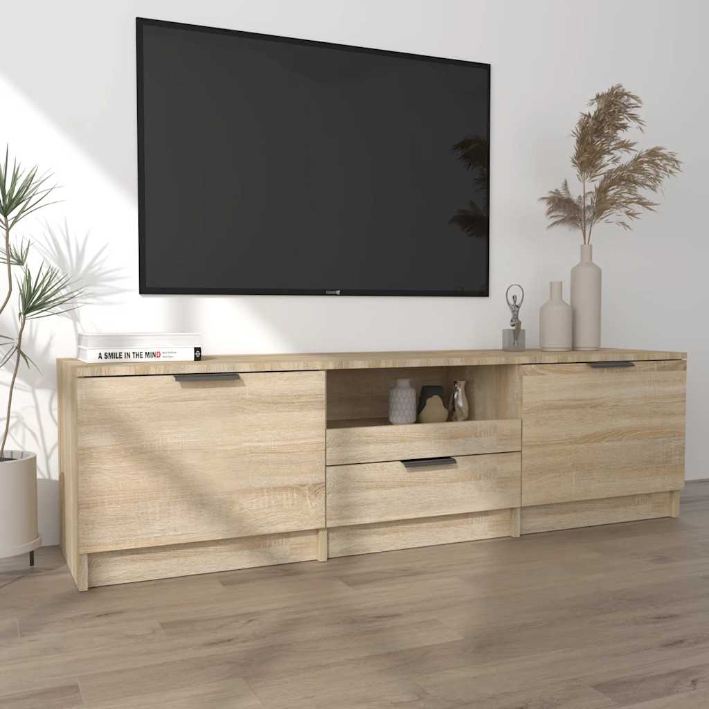 TV-Schrank Sonoma-Eiche 140 x 35 x 40 cm Holzwerkstoff