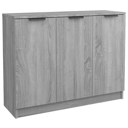 Sideboard Grau Sonoma 90,5x30x70 cm Holzwerkstoff