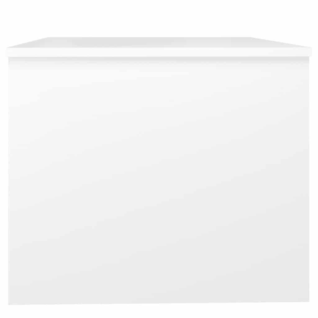 Couchtisch Weiß 80x50x42,5 cm Holzwerkstoff