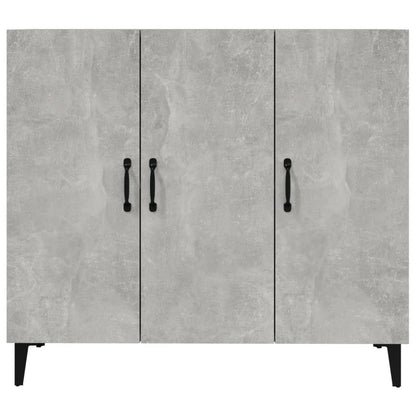 Sideboard Betongrau 90x34x80 cm Holzwerkstoff