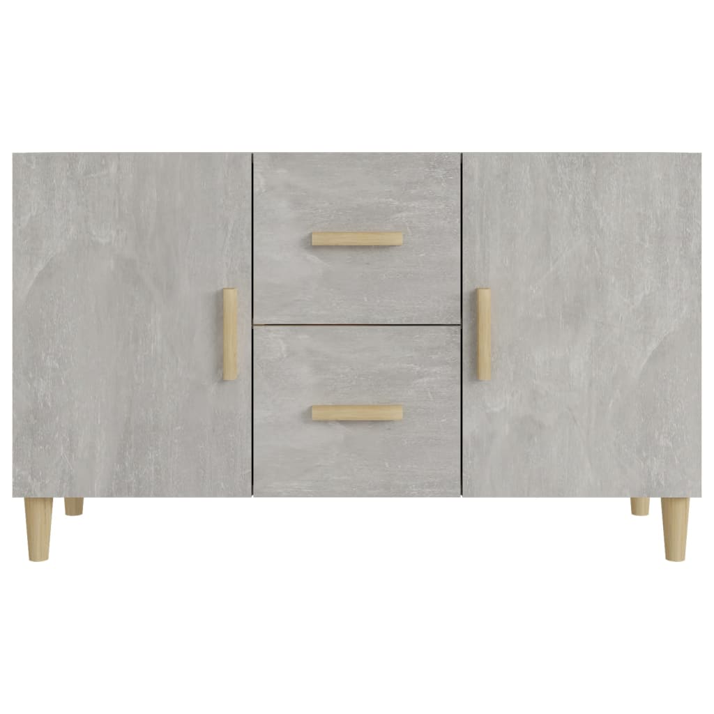 Sideboard Betongrau 100x36x60 cm Holzwerkstoff