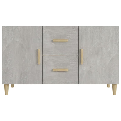 Sideboard Betongrau 100x36x60 cm Holzwerkstoff