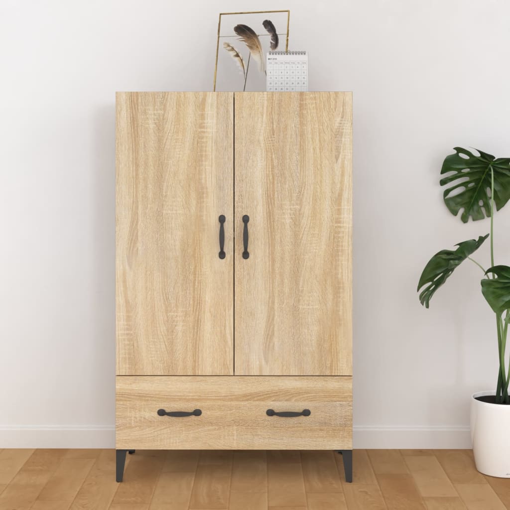 Highboard Sonoma-Eiche 70x31x115 cm Holzwerkstoff