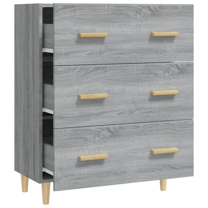 Sideboard Grau Sonoma 70x34x90 cm Holzwerkstoff
