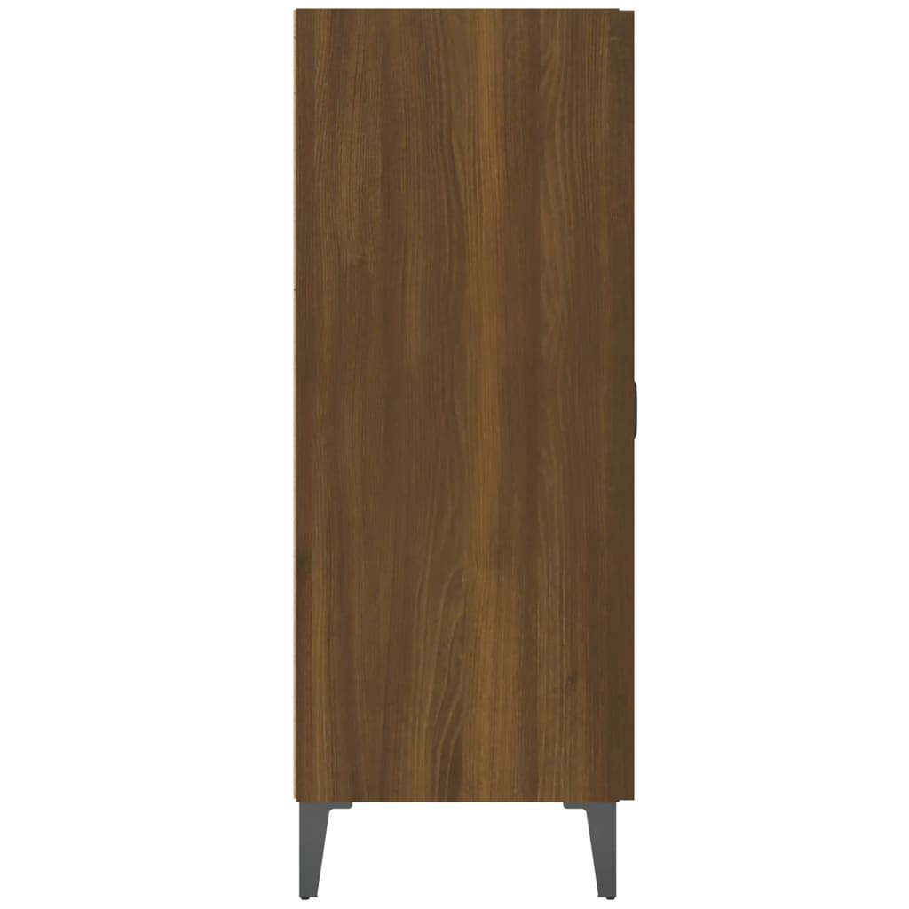 Sideboard Braun Eichen-Optik 69,5x34x90 cm Holzwerkstoff