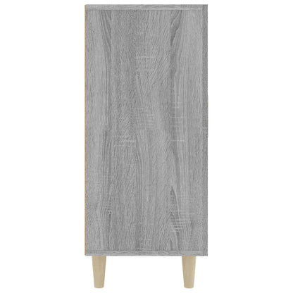 Sideboard Grau Sonoma 90x34x80 cm Holzwerkstoff
