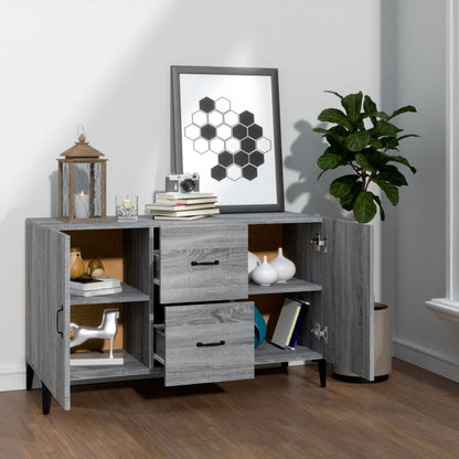 Sideboard Grau Sonoma 100x36x60 cm Holzwerkstoff