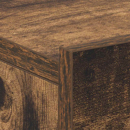 Hängender Nachttisch Räuchereiche 40x30x15 cm Holzwerkstoff