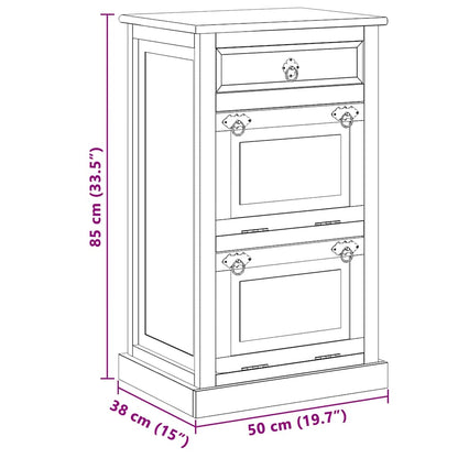 Kleiderschrank Räuchereiche 100x50x200 cm Holzwerkstoff
