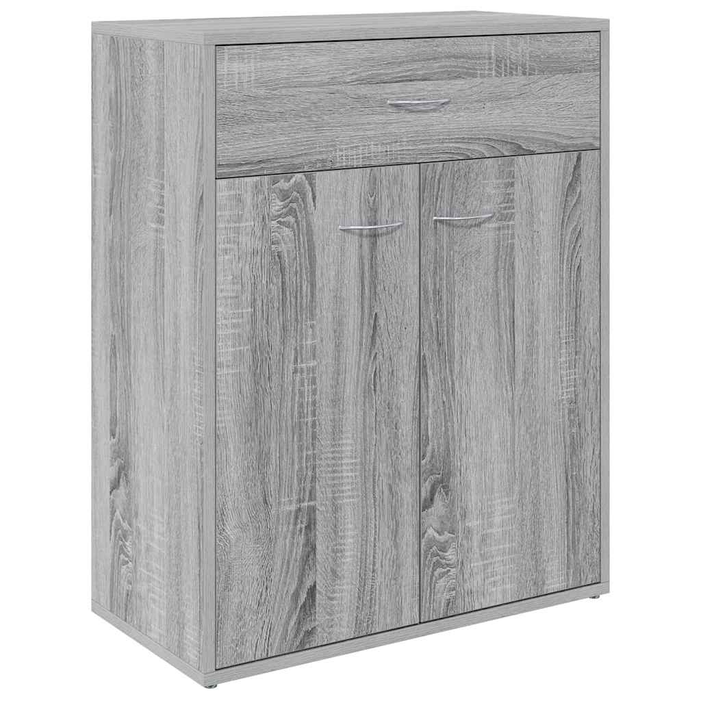 Sideboard Grau Sonoma 60x30x75 cm Holzwerkstoff