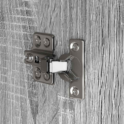 Sideboard Grau Sonoma 60x30x75 cm Holzwerkstoff