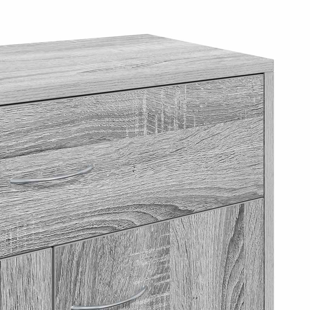 Sideboard Grau Sonoma 60x30x75 cm Holzwerkstoff