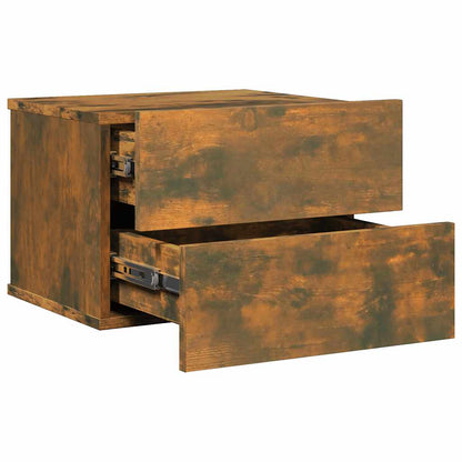 Nachttisch Räuchereiche 40x30x30 cm Holzwerkstoff