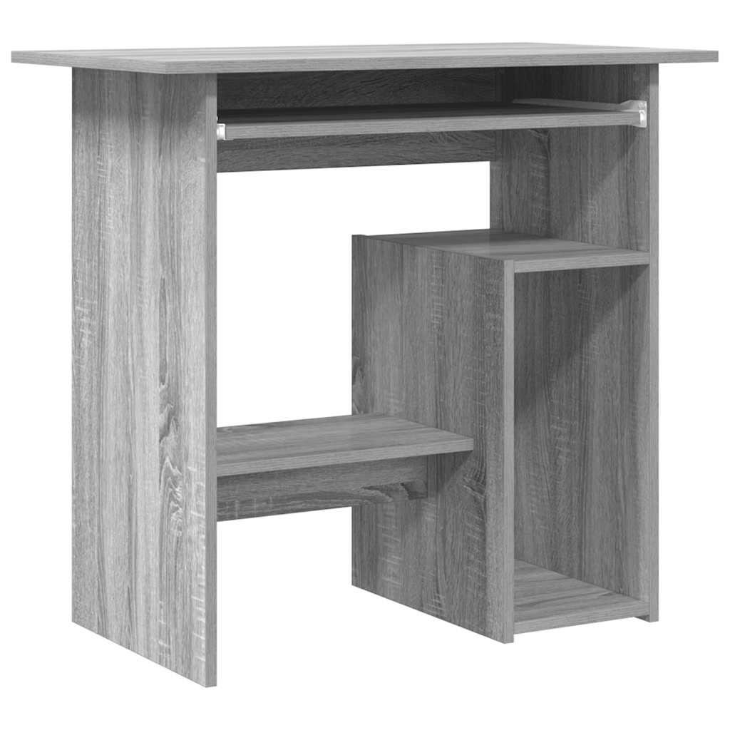 Schreibtisch Grau Sonoma 80x45x74 cm Holzwerkstoff