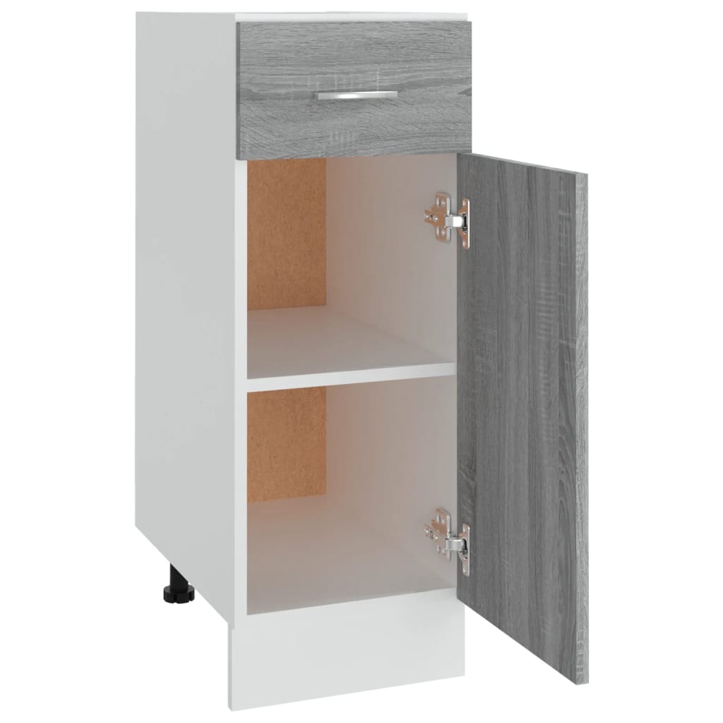 Unterschrank mit Schublade Lyon Grau Sonoma 30x46x81,5 cm