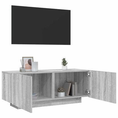 TV-Schrank Grau Sonoma 100x35x40 cm Holzwerkstoff