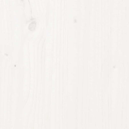 Massivholzbett Weiß 100x200 cm